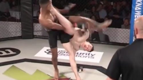 Luchador debuta con nocaut, pero un error ins&oacute;lito anula el combate