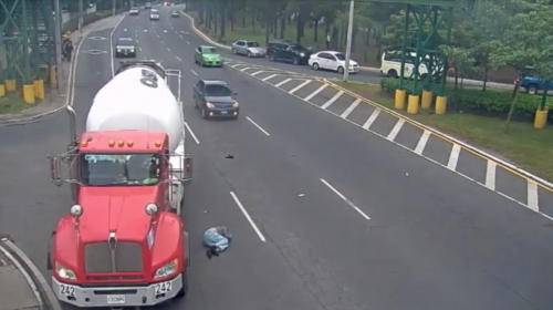 El impactante video cuando atropellan a un peatón