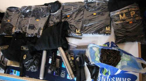 En guarida de mareros, localizan uniformes falsos del MP y la PNC