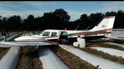 Así fue como interceptaron la avioneta con 382 paquetes de cocaína