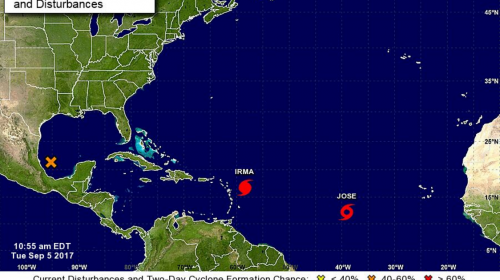 ¿El huracán Irma y la tormenta tropical José afectarán a Guatemala?