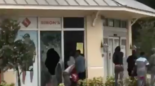 En pleno hurac&aacute;n Irma, saquean comercios en Fort Lauderdale
