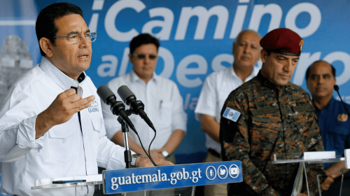 Ejército entregó Q400 mil para que Jimmy pague por “protección legal"