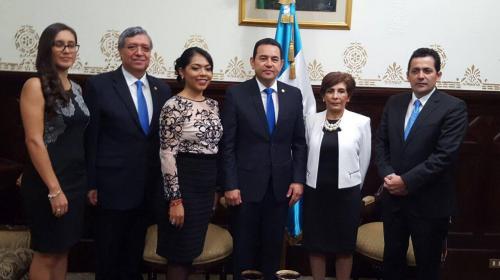 El incómodo momento entre Nineth Montenegro y Jimmy Morales