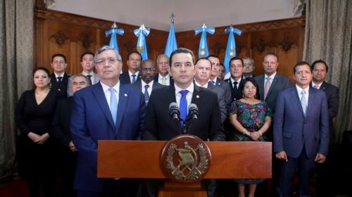Jimmy Morales ordena investigar a manifestantes