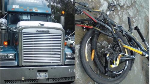 Ciclista sobrevive tras ser arrollado por un tráiler en el Periférico