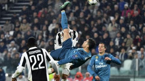 Aficionados de la Juventus aplaudieron de pie el gol de chilena de CR7