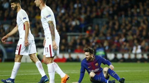 La frustraci&oacute;n de Messi por intentar brillar en la Champions