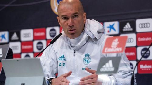 Un tajante Zidane afirma que el Madrid no le har&aacute; pasillo al Barcelona