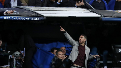 Peligran las semifinales de Champions para Sergio Ramos