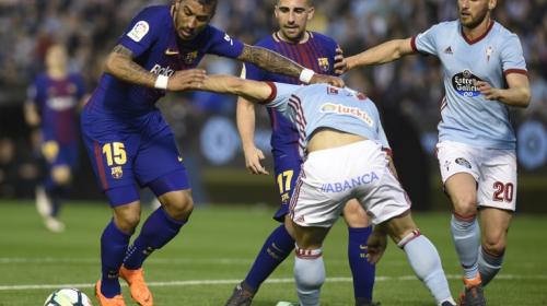 El Celta le empata al Barcelona al final del primer tiempo