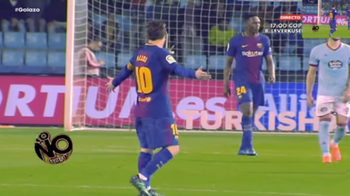 El fuerte rega&ntilde;o de Messi a Mina, lo que no se vio del Bar&ccedil;a - Celta