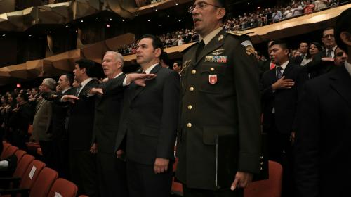 Esta fue la &uacute;ltima aparici&oacute;n p&uacute;blica de &Aacute;lvaro Arz&uacute; y fue con Jimmy