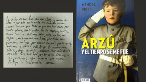 El libro en que Arzú relató toda su vida