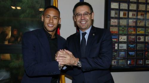 Presidente del Barcelona no descarta el regreso de Neymar 
