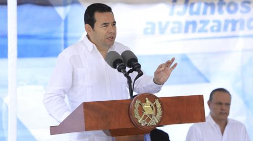 La reacción de Jimmy Morales ante la nueva solicitud de antejuicio