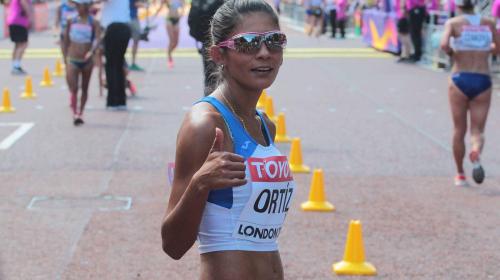 Mirna Ort&iacute;z sube al podio en los 20 kms marcha en Canad&aacute; 