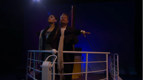 El especial de "Titanic" con Ariana Grande y James Corden
