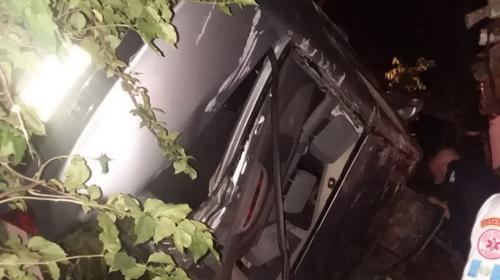 Dos agentes de la PNC mueren en aparatoso accidente de tr&aacute;nsito