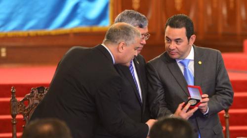 Jimmy Morales ya tiene una moneda con su rostro