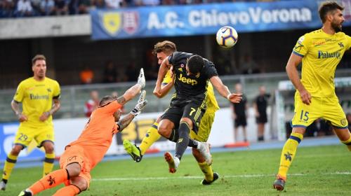 As&iacute; qued&oacute; el portero del Chievo tras el choque con Cristiano Ronaldo