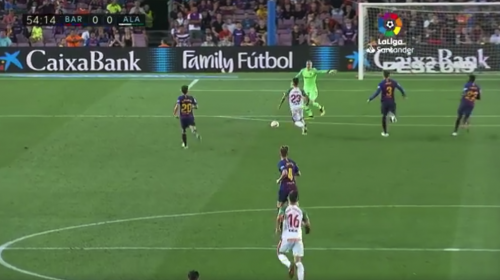 Sangre fr&iacute;a de Ter Stegen para humillar a un rival