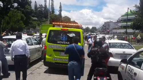 El paciente que no pudo ser trasladado por el bloqueo de taxistas
