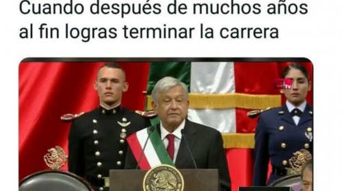 AMLO lleva horas como Presidente y ya tiene "memes" 