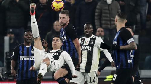 Cristiano Ronaldo volvió a sorprender con una chilena