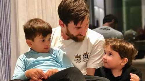 Lionel Messi es un pap&aacute; genial y esta tierna foto lo confirma