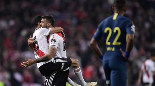 ¡Golazo de River! Se empata esta vibrante final de Boca-River