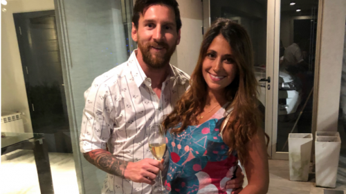 Así fue la celebración de Año Nuevo de Lionel Messi