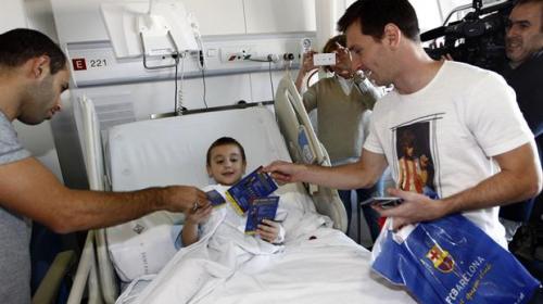 Messi alegrar&aacute; a ni&ntilde;os enfermos en el D&iacute;a de Reyes con este detalle