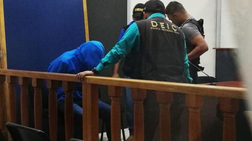 Así fue el traslado de Marco Pappa al juzgado de femicidio