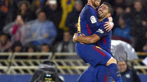 Leo Messi se convierte en el goleador hist&oacute;rico en Europa