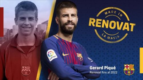 Piqu&eacute; renueva con el Bar&ccedil;a y as&iacute; bromea con &eacute;l Marc ter Stegen