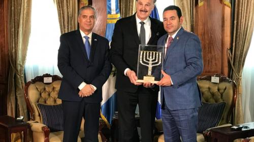 Jimmy recibe reconocimiento por trasladar la embajada a Jerusal&eacute;n