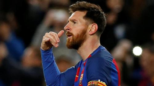 Lionel Messi lanza un gui&ntilde;o a Beckham y su nuevo club de la MLS