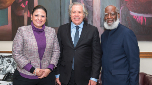 Esta es la razón que motivó la reunión de Sandra Jovel en la OEA