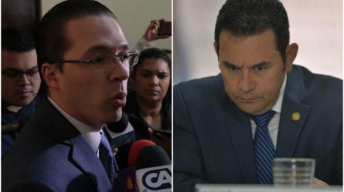 Felipe Alejos y Jimmy Morales comparten al mismo abogado