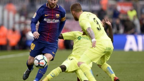 En 45 minutos el Barcelona no puede contra el Getafe