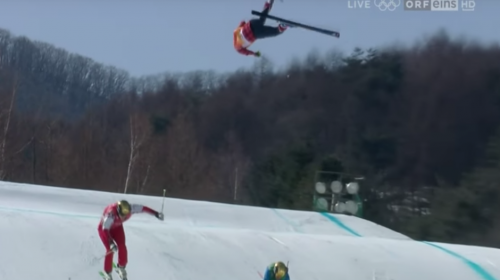 Terrible ca&iacute;da causa varias fracturas a esquiador en Juegos Ol&iacute;mpicos