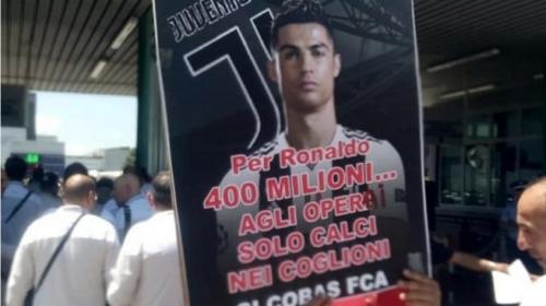 Trabajadores de Fiat convocan a huelga por el fichaje de Cristiano