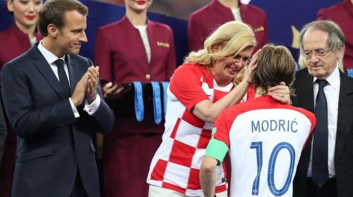 Presidenta de Croacia es la gran ganadora del Mundial Rusia 2018
