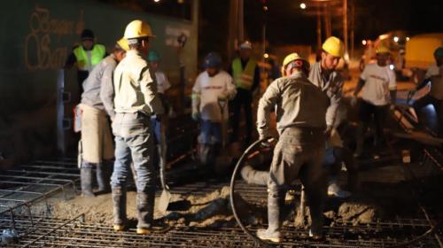El impresionante "Timelapse" de los trabajos del puente San Marino 