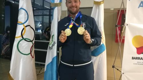 El doble oro en Barranquilla Jean Pierre Brol retornó al país