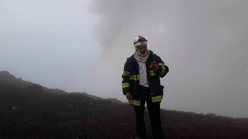 Así sobrevivió un bombero a la erupción del Volcán de Fuego