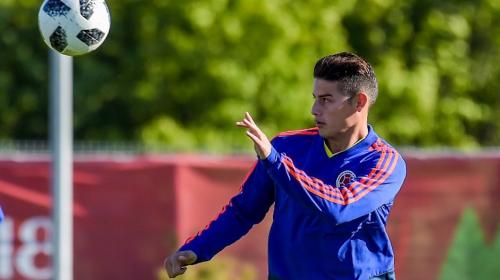 James activa las alarmas a horas del debut de Colombia en Rusia 2018