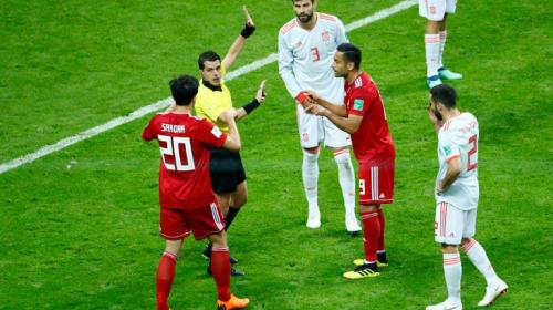 La mayor pol&eacute;mica del Mundial: anulan el gol del empate a Ir&aacute;n