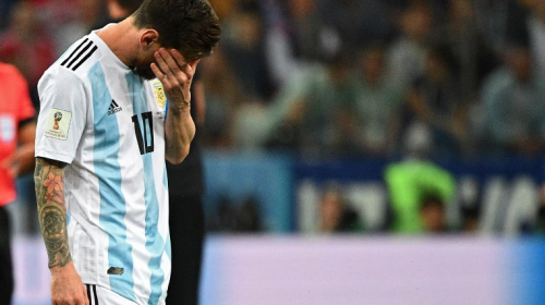 Argentina y Messi caen contra Croacia y rozan el ridículo